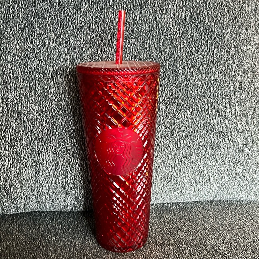 Starbucks Red Venti jeweled 24 oz. tumbler! NWT